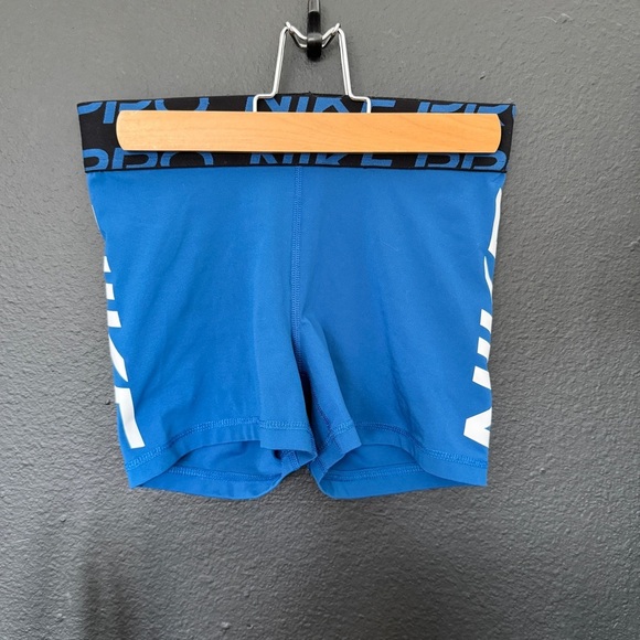 Nike Pro Blue Training Shorts​ - Picture 1 of 6